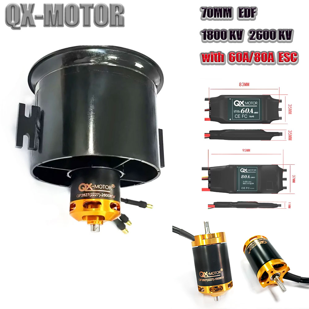Rc Helicopter Blade - QX-MOTOR, ventilateur à conduits EDF de