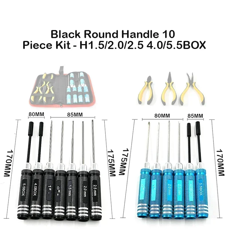 10 pièces/ensemble, kit d'outi - Rc Helicopter Tool Kit avis et prix
