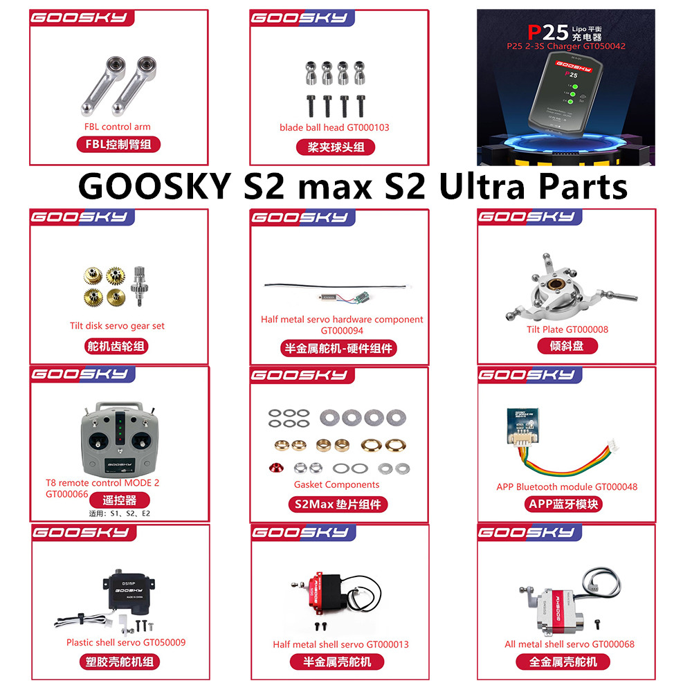 GOOSKY S2 max S2 Ultra RC héli - Rc Helicopter Coaxial avis et prix