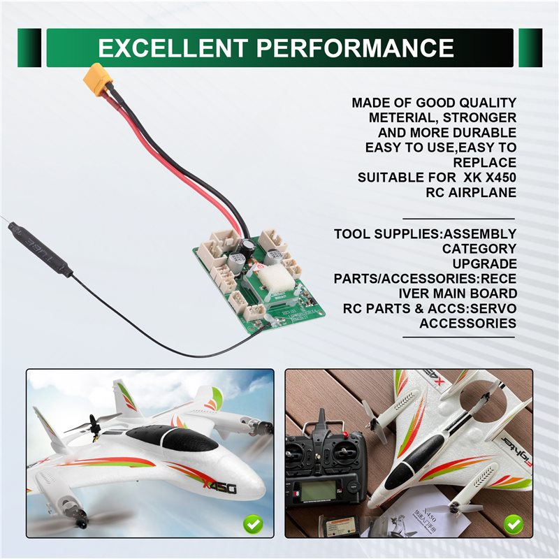 Carte principale du récepteur  - Rc Helicopter Servo avis et prix